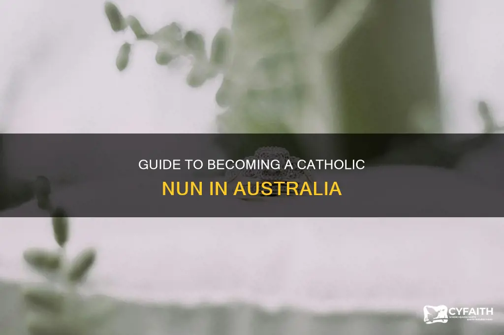 how to become a catholic nun in australia