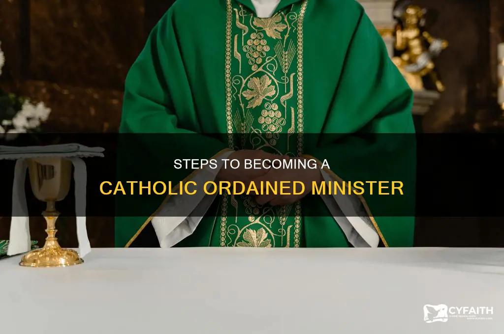 how to become a catholic ordained minister
