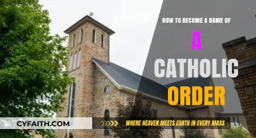 Steps to Becoming a Dame in a Catholic Order