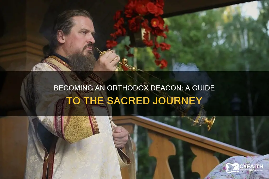 how to become a deacon in orthodox church