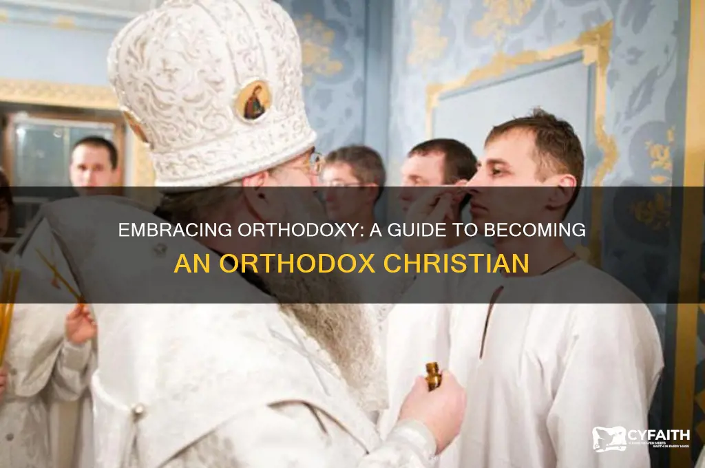 how to become a orthodox christian