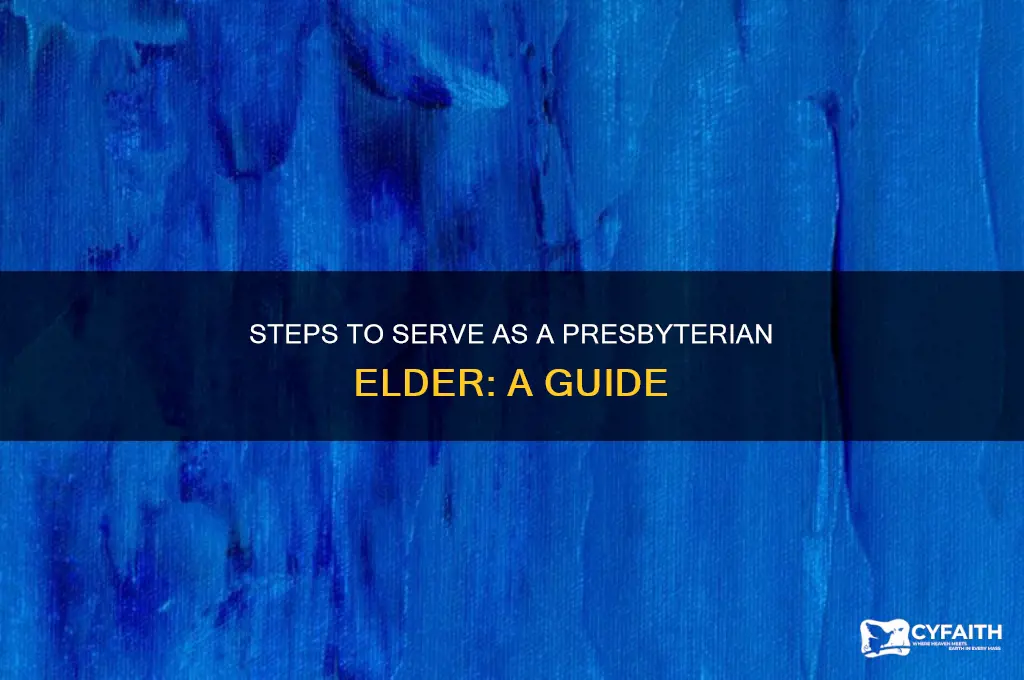 how to become a presbyterian elder