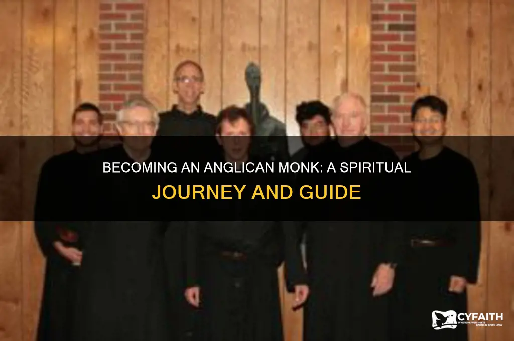 how to become an anglican monk