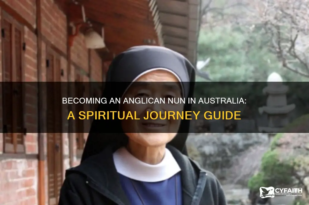 how to become an anglican nun in australia