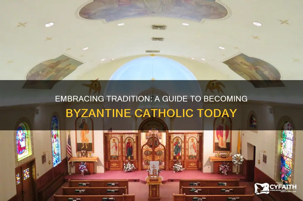 how to become byzantine catholic