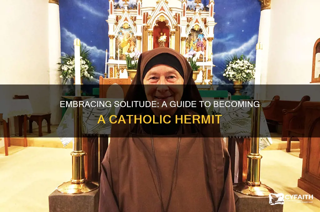 how to become catholic hermit