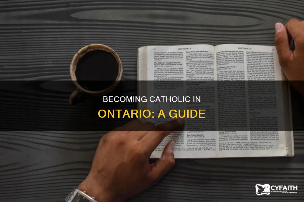 how to become catholic in ontario
