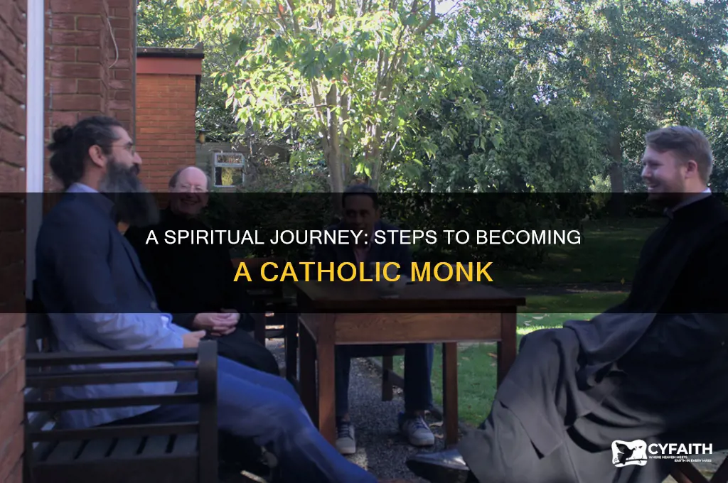 how to become catholic monk