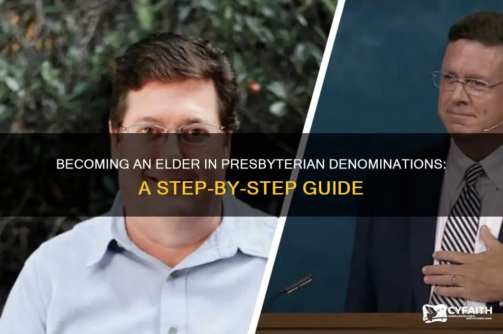 how to become elder in presbyterian denominations