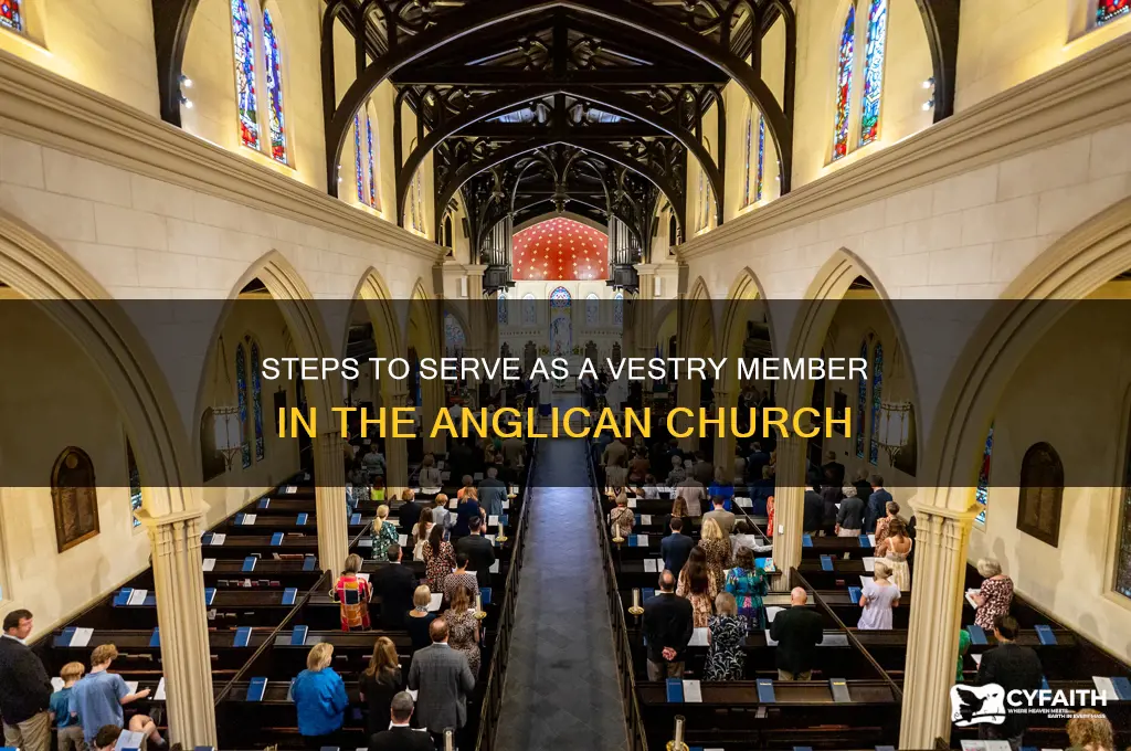how to become vestry anglican church
