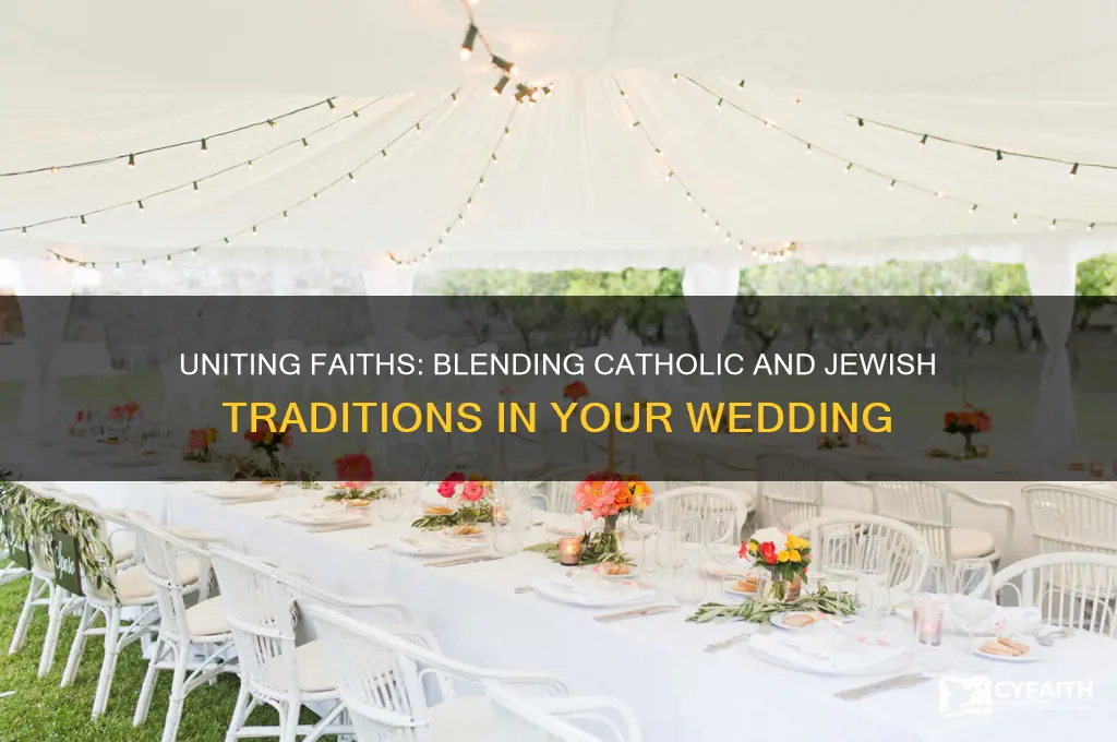 how to blend a catholic and jewish wedding together