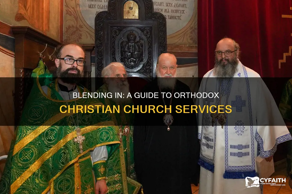 how to blend in at an orthodox christian church servic
