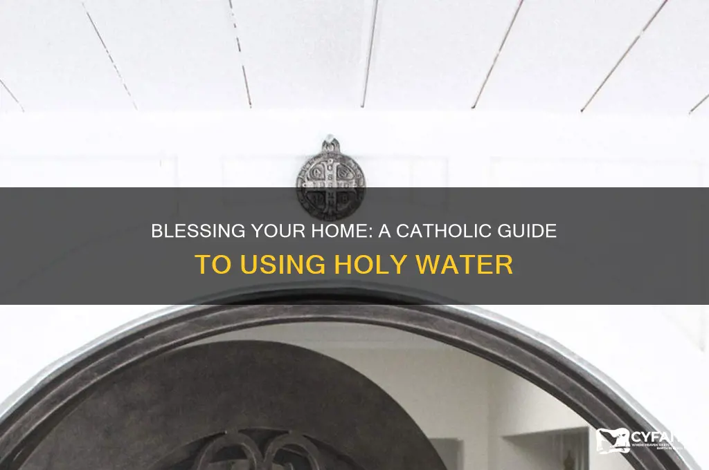 how to bless a house with holy water catholic