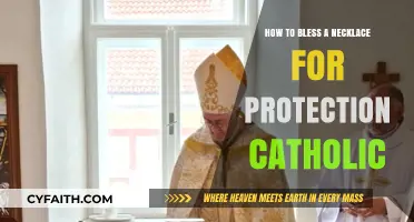 Blessing a Necklace for Catholic Protection