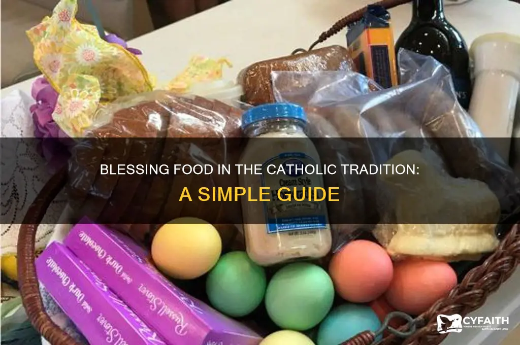 how to bless food catholic