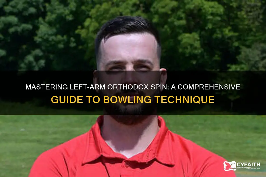 how to bowl left arm orthodox spin