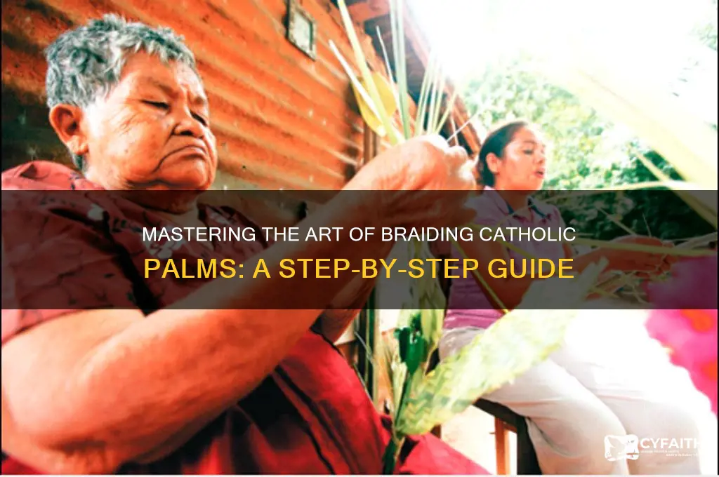 how to braid catholic palms