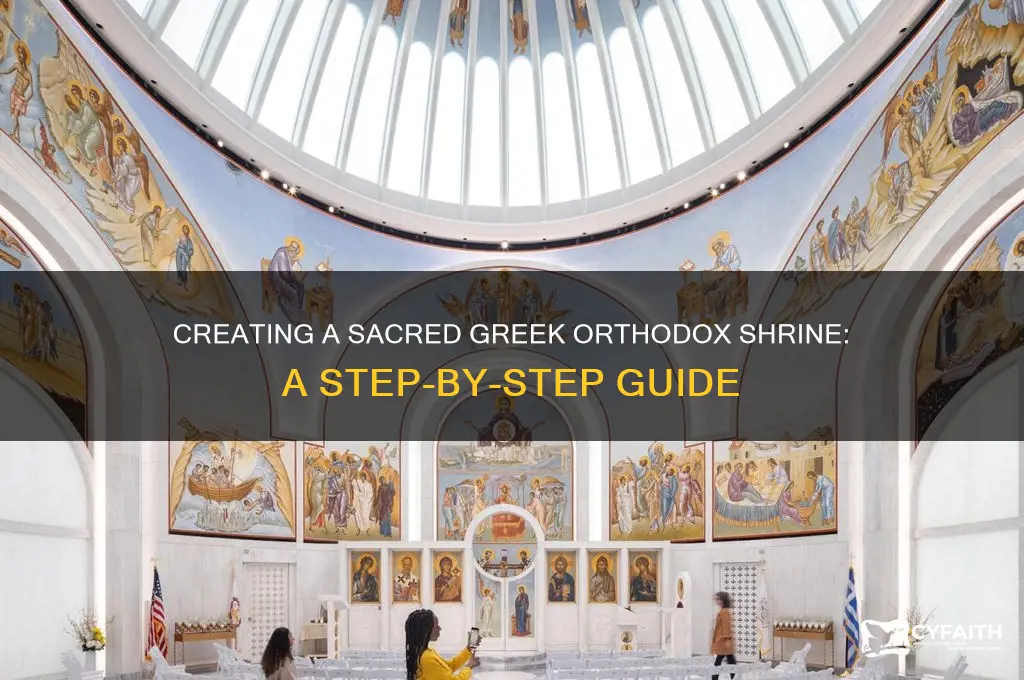 how to build a greek orthodox shrine