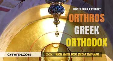 Building a Weekday Orthros: A Greek Orthodox Morning Prayer Guide