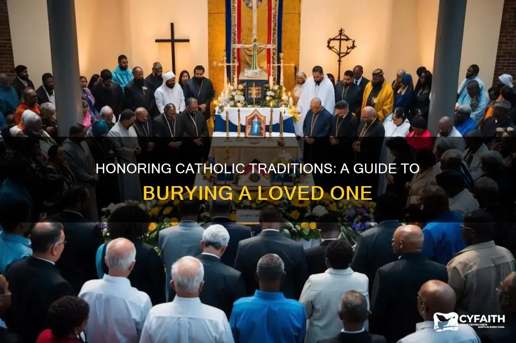 how to bury a catholic