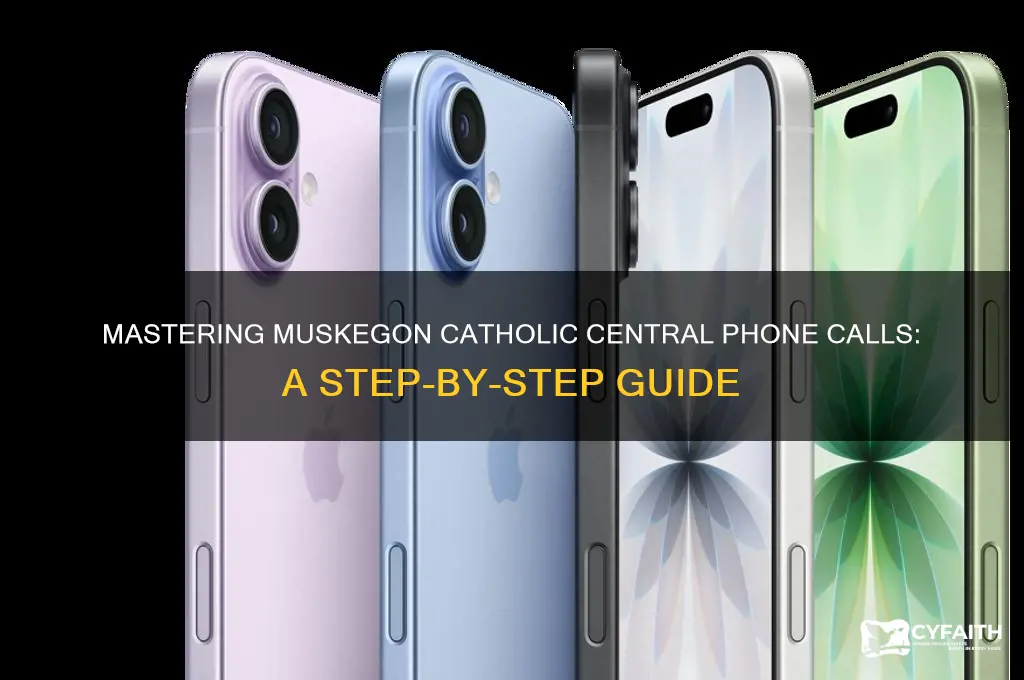 how to call out on muskegon catholic central phones