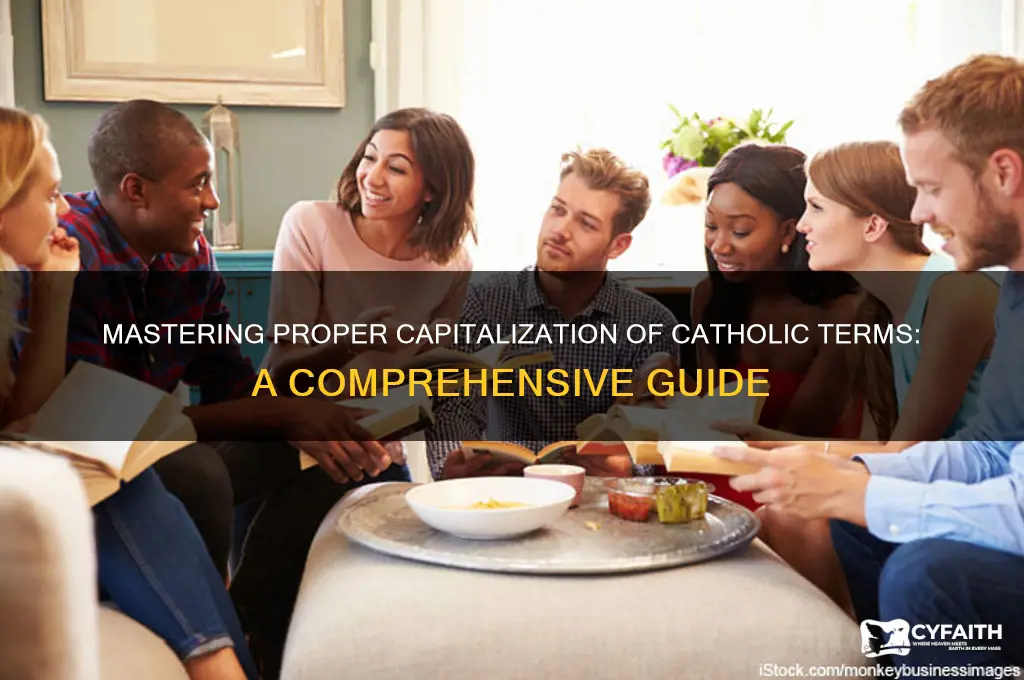 how to capitalize catholic terms