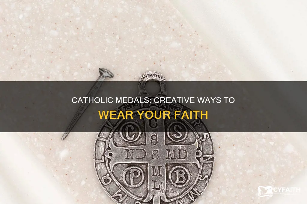 how to carry various catholic medals