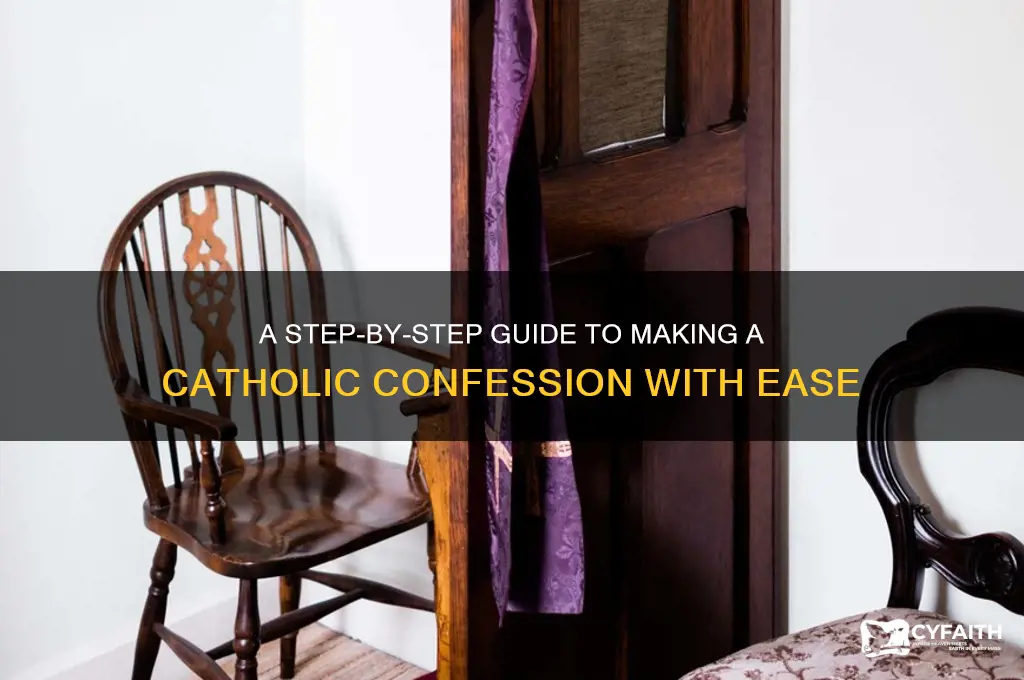 how to catholic confession