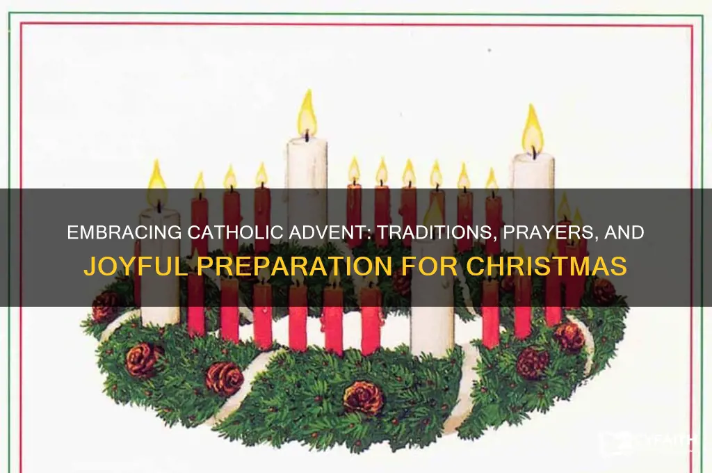 how to celebrate catholic advent
