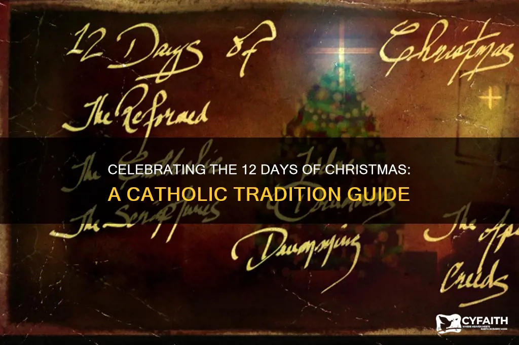 how to celebrate the 12 days of christmas catholic