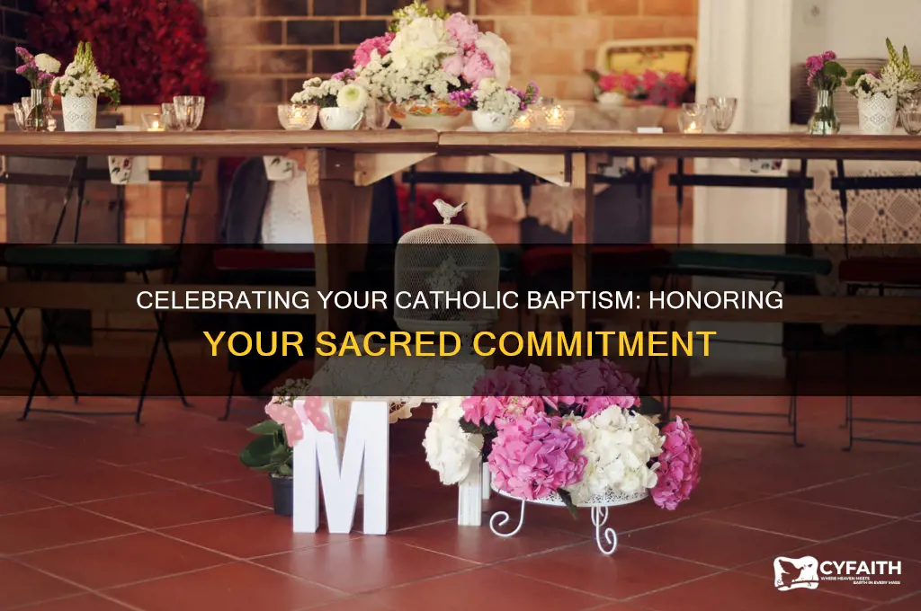 how to celebrate your baptism anniversary catholic