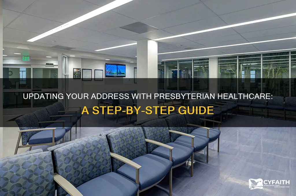 how to change my address at presbyterian healthcare