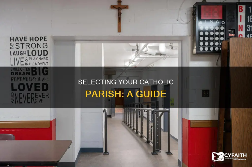 how to choose a catholic parish