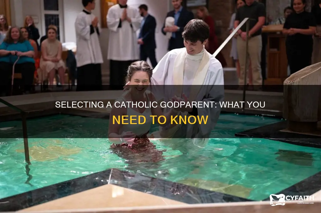 how to choose a godparent catholic