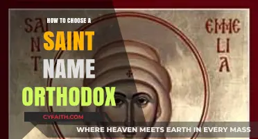 Choosing Your Orthodox Saint Name: A Spiritual Guide to Selection