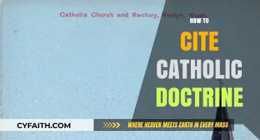 Citing Catholic Doctrine: A Comprehensive Guide for Researchers and Writers