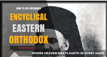 Citing Patriarchal Encyclicals in Eastern Orthodox Tradition: A Comprehensive Guide