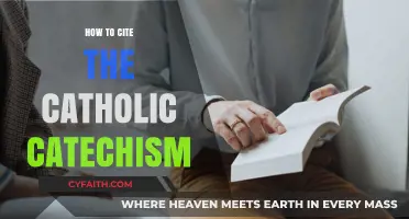 Citing the Catholic Catechism: A Quick Guide