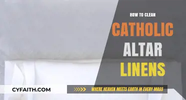 Altar Linen Care: A Guide to Cleaning Catholic Altar Linens