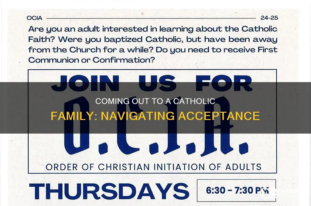 how to come out to a catholic family