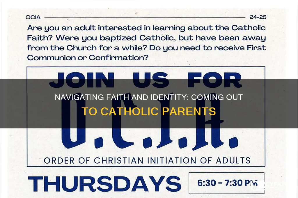 how to come out to your catholic parent