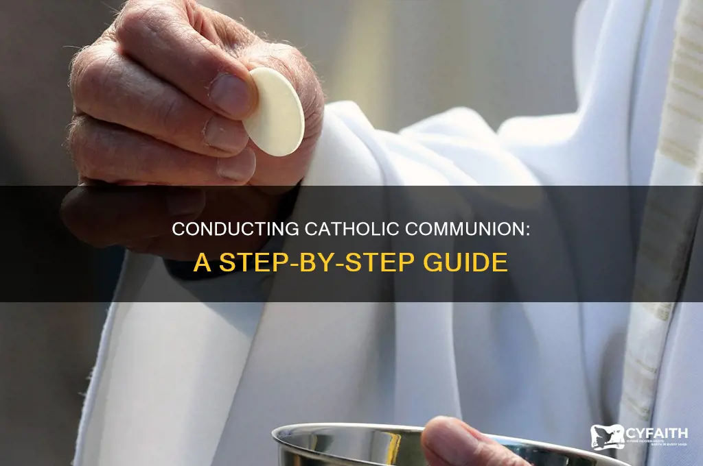 how to conduct a catholic communion service