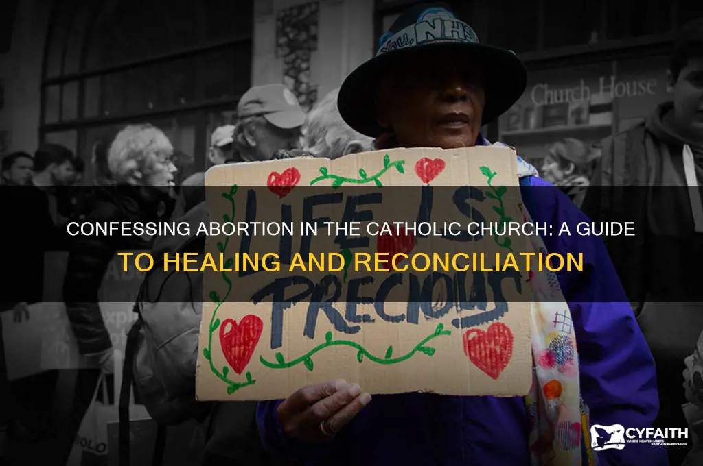 how to confess abortion catholic