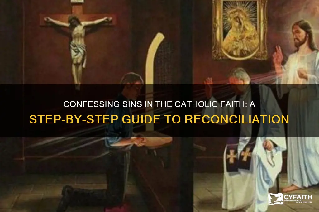 how to confess sins catholic