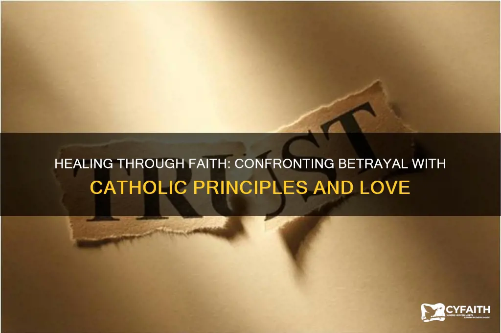 how to confront a friend who has betrayed you catholic