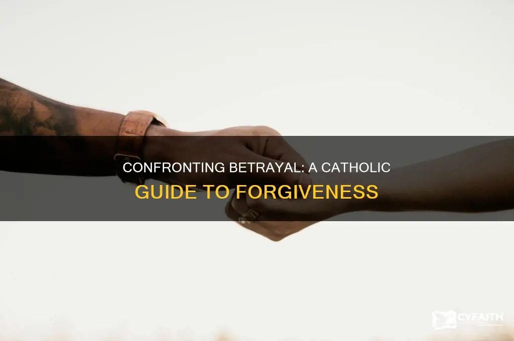 how to confront betrayal in a catholic manner