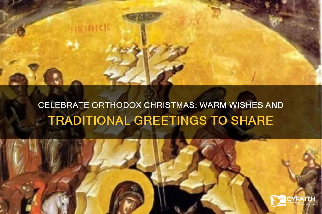 how to congratulate orthodox christmas