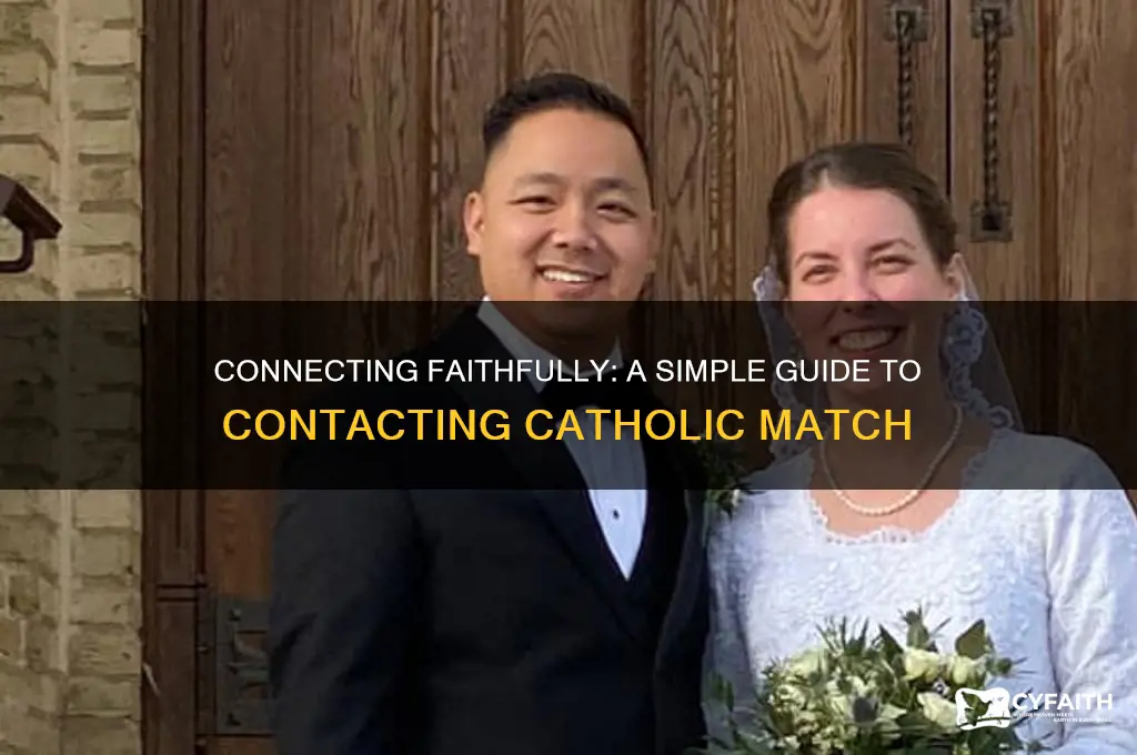 how to contact catholic match