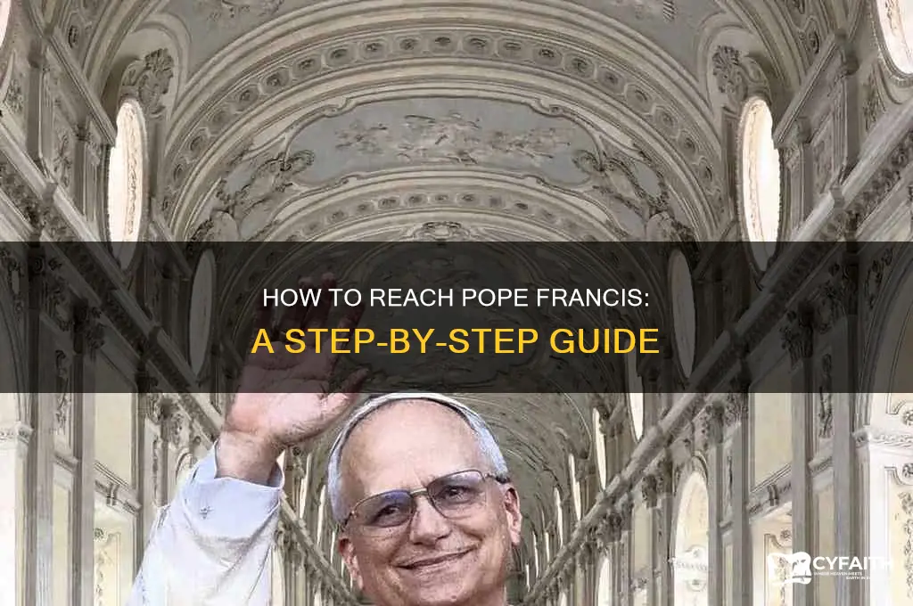 how to contact the pope