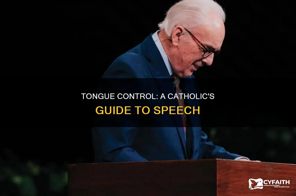 how to control your tongue catholic